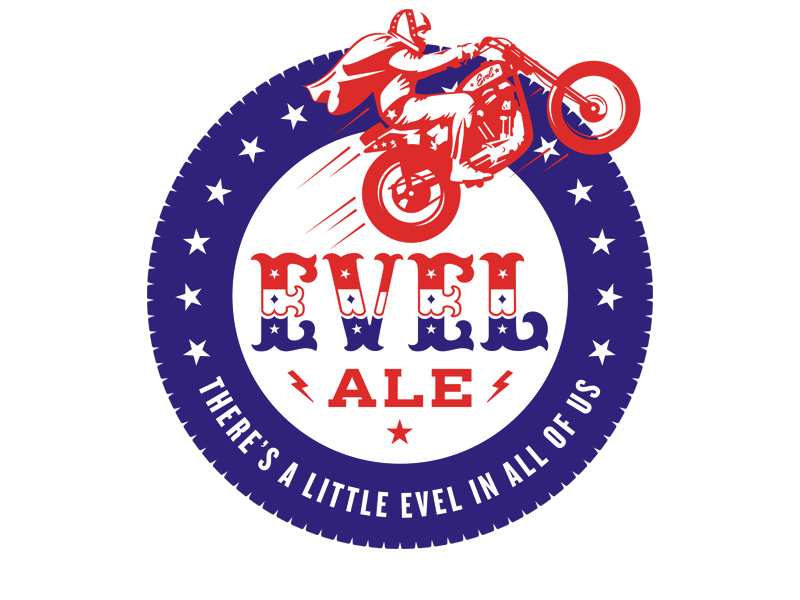 "Evel" STUNT CYCLE  #1 number stickers/DECALS